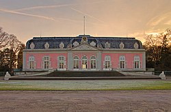 Schloss Benrath, main building, front side