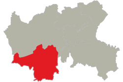 Location of Toernich in Arlon
