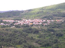 Panoramic view Villamiel.