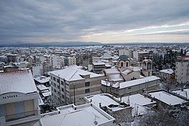 The town in winter
