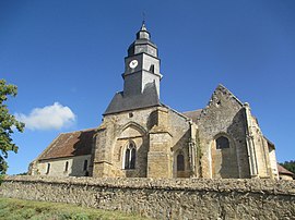 The church in Moutiers-au-Perche