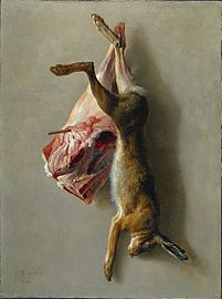 A Hare and a Leg of Lamb (1742), 98.2 x 73.5 cm., Cleveland Museum of Art