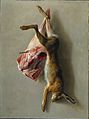 A Hare and a Leg of Lamb, Jean-Baptiste Oudry, 1742