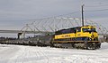 Image 61A train in Alaska transporting crude oil in March 2006 (from Rail transport)