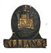 Alliance fire insurance plaque in Bedford Museum.
