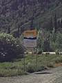 British Columbia sign along Klondike Highway