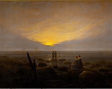 Caspar David Friedrich, Moonrise over the Sea (Mondaufgang am Meer), 1821, Hermitage Museum, St Petersburg