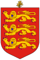 Coat of arms of Guernsey, part of the Bailiwick of Guernsey