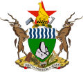 Wappen Simbabwes: Simbabwe-Vogel als Helmzier
