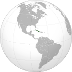 Cuba (orthographic projection)
