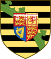 Personal arms of the family since the reign of Charles Edward[5]