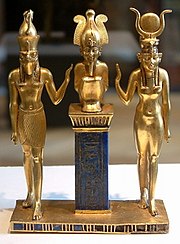 Osiris, Isis and Horus were major deities in Egypt.
