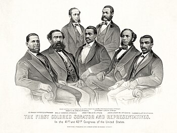 First American Colored Senator and Representatives