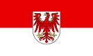 Landesflagge von Brandenburg