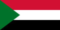 Flagge Sudans (seit 1970)