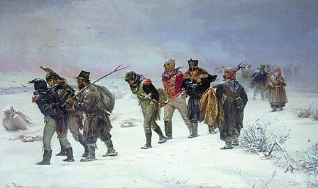French retreat from Russia in 1812 (1874)