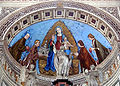 Bergognone, Gian Galeazzo Visconti donates the Certosa di Pavia to the Virgin Mary