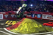 Monster Jam track used for an arena show in 2013