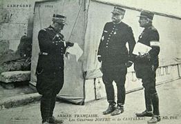 Générals de Castelnau (left) and Joffre (centre), July–August 1914