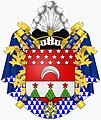 Wappen von General François-Christophe Kellermann als Duc de Valmy mit dem Gemeindewappen Valmys