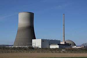 Kernkraftwerk Mülheim-Kärlich (Stand 2012; Kühlturm 2019 abgerissen)