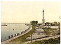 Leuchtturm und Ostmole, um 1900