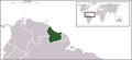Image 3A map of Dutch Guiana 1667–1814 CE. (from History of Guyana)