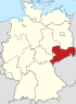 Lage Sachsen in Deutschland