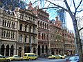 Image 48Victorian era buildings in Collins Street, Melbourne (from Culture of Australia)
