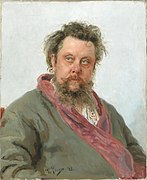 Modest Mussorgsky, 1881, Tretjakow-Galerie