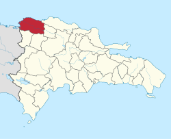 Location of the Monte Cristi Province