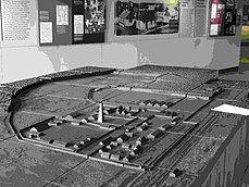 Das Modell des Todeslagers (1943) im Museum der Gedenkstätte Sobibor