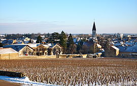 A general view of Nuits-Saint-Georges