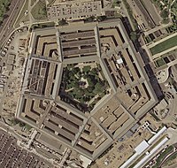 Satellitenaufnahme des Pentagons