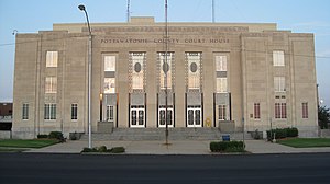 Pottawatomie County Courthouse in Shawnee