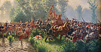 Battle of Hohenfriedberg, as depicted by Carl Röchling