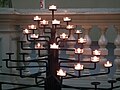Church candelabra in Germany