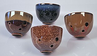 Selection of novelty "teacarinas" that are also functional teacups
