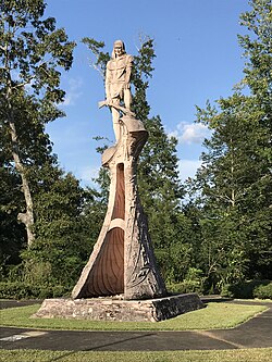 Samuel Dale Monument in Daleville, sculpted by Harry Reeks.