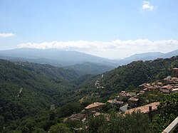 Valle del Savuto, looking out over Scigliano