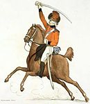 "A Southwark Volunteer Cavalryman", c. 1798