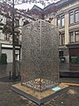 The Flame of Hope by Mustapha Zoufri in Molenbeek, in honour of the victims of the Paris and Brussels attacks