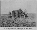 "Titan" petrol engine tractor in 1913. (Produced by the Magyar Motor és Gépgyár)