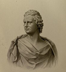 Engraving by J.C. Armytage from the bust of Aytoun by Scottish sculptor Patric Park