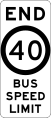 (R4-243) End of Bus Speed Limit (used in New South Wales)
