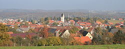 Old village, called Amstetten-Dorf, as seen from the south-west