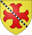 Coat of arms of John of Berbourg, brother of the preceding.
