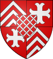 Coat of arms of the lords of Raville, of Septfontaine and Daun-Densborn, hereditary marshals of Luxembourg.