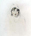Drawing of his wife, Augusta, Countess of Lonsdale, by Sir Thomas Lawrence, 1837