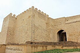 North and east curtain wall of the junction with La Alcazaba